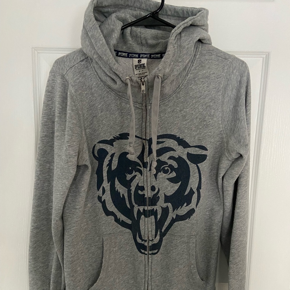 VS Pink Chicago Bears Zip Hoodie